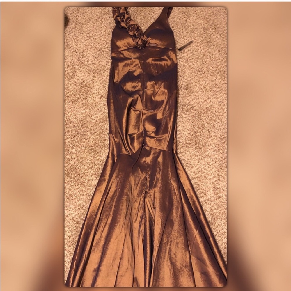 R&M Richards copper trumpet 🎺 stretchy gown NWT